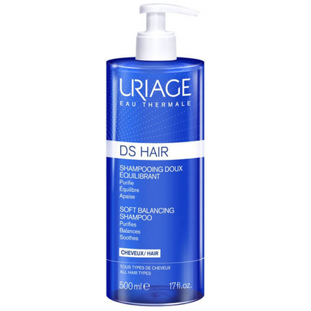 URIAGE DS HAIR - Delikatny Szampon Regulujący, 500 ml 