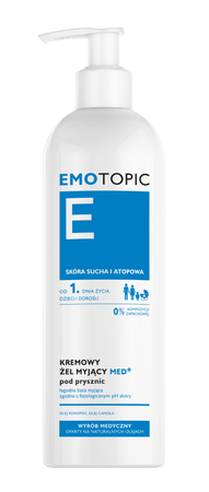 EMOTOPIC KREMOWY ŻEL MYJĄCY MED+ pod prysznic, 400 ml