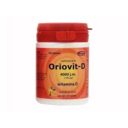Oriovit-D 4000 j.m. (100mcg), 100 tabletek do żucia