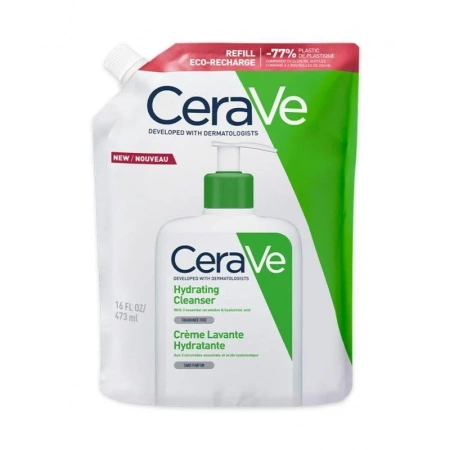 CeraVe Nawilżająca emulsja do mycia twarzy REFILL, 473 ml