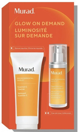 Murad The Glow Clinic Value Potrójny peeling do twarzy Vita-C , 80ml+ Korektor cieni do powiek Vita-C Eyes, 15ml