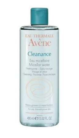 AVENE CLEANANCE Woda micelarna, 400ml data wazności 04/2025