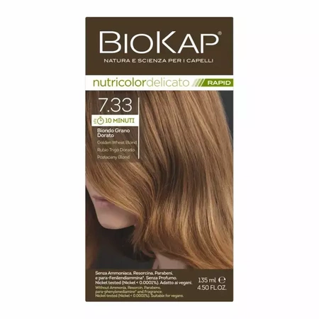 Biokap Delicato Rapid, 7.33 Pozłacany Blond Farba, 135ml