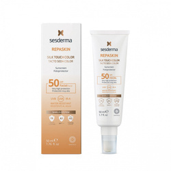 Sesderma Repaskin Photoprotector SPF50 Silk Touch Color, 50ml │ Data ważności 12/2025 │