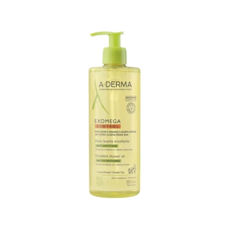 A-Derma Exomega Control – Olejek pod prysznic przeciw drapaniu, 500 ml