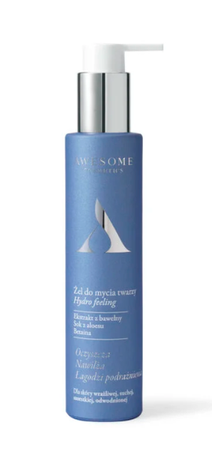 AWESOME Żel do mycia twarzy Hydro feeling, 100 ml  [ Data ważności 11/2025 ]