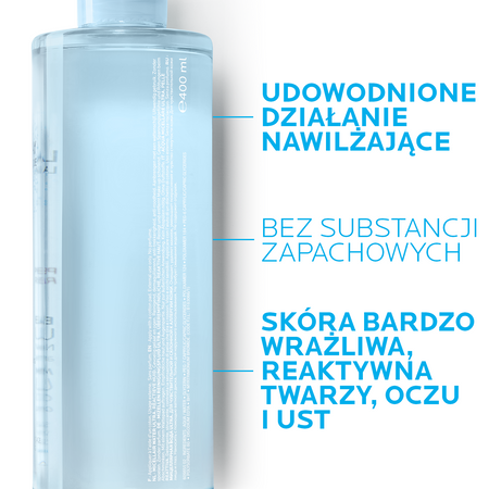 LA ROCHE-POSAY Woda Micelarna do skóry nadwrażliwej, 400ml