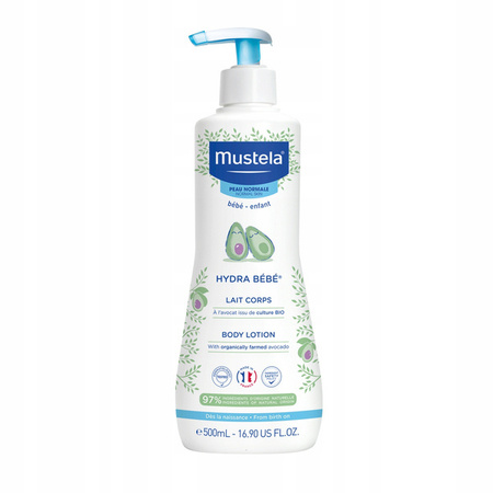  MUSTELA  HYDRA BEBE Mleczko do ciała, 500ml