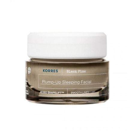 Korres Black Pine 4D Plump-Up Sleeping Facial Krem na noc, 40ml