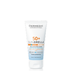 DERMEDIC SUNBRELLA Krem ochronny SPF 50+ UV+IR+VL skóra tłusta i mieszana,50 ml