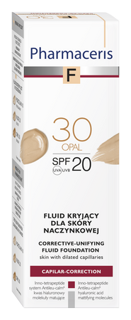 PHARMACERIS FLUID KRYJĄCY DLA SKÓRY NACZYNKOWEJ CAPILAR-CORRECTION - 30 OPAL, 30 ml