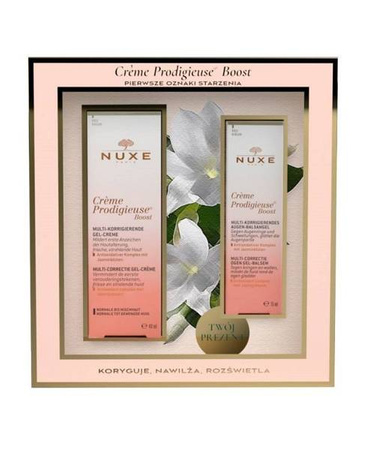 NUXE Creme Prodigieuse Boost  Krem, 40 ml+ balsam pod oczy,15ml