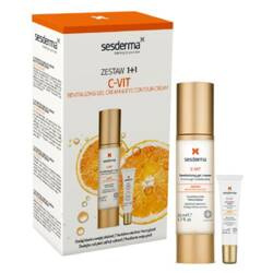 Sesderma C-Vit Krem -Żel, 50ml + Krem pod oczy, 15ml