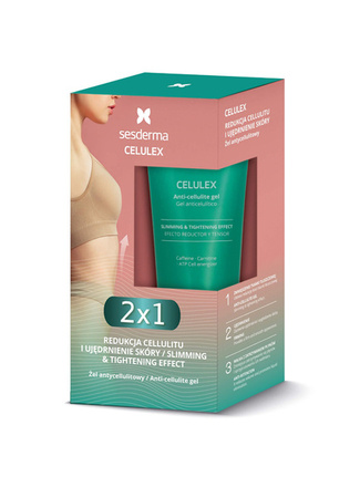 SESDERMA CELULEX Żel antycellulitowy, 200ml+200ml