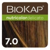 Biokap Delicato Farba do włosów 7.0 Średni Naturalny Blond, (75+50+15) ml
