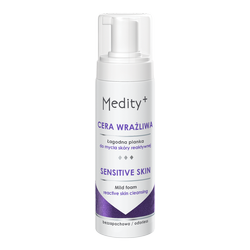 Medity+ Cera Wrażliwa – Łagodna pianka do mycia twarzy, 150ml