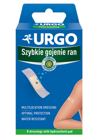 URGO Szybkie gojenie ran, 8 szt.