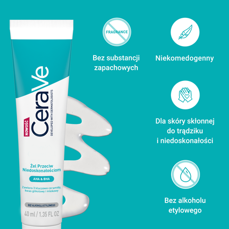 CeraVe Żel Przeciw Niedoskonałościom, 40ml