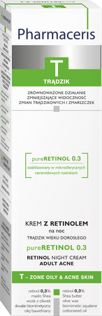 PHARMACERIS T PURERETINOL 0.3 Krem z retinolem, 40ml