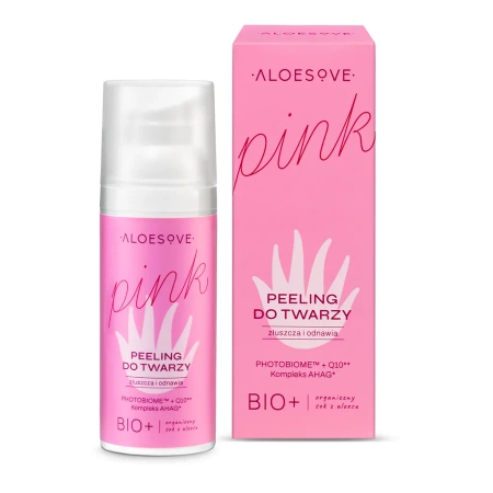 Aloesove Pink Kwasowy peeling do twarzy, 50ml