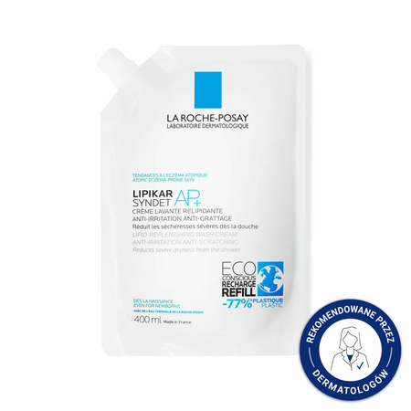 LA ROCHE-POSAY LIPIKAR SYNDET AP+ REFILL, 400 ml