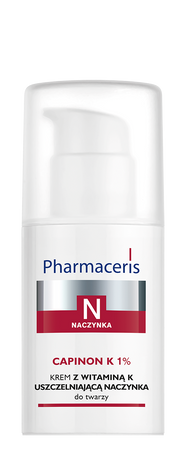 PHARMACERIS N CAPINON K1% Krem z wit.K, 30 ml