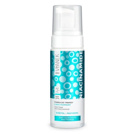 Vianek Hero Pianka do mycia twarzy z niacynamidem, 150ml