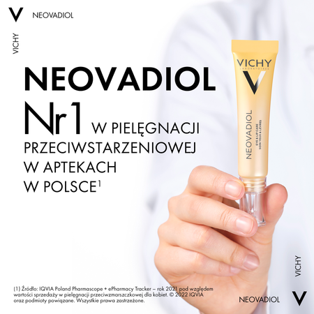 VICHY NEOVADIOL KORYGUJĄCY KREM DO SKÓRY WOKÓŁ OCZU I UST, 15 ml