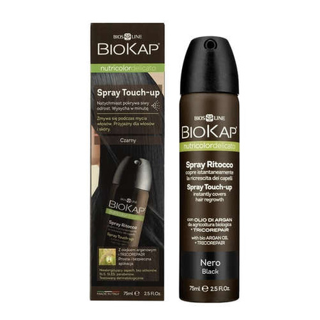 BIOKAP NUTRICOLOR DELICATO TouchUp CZARNY, 75 ml