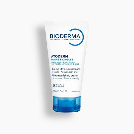 Bioderma Atoderm Mains & Ongles - Regenerujący krem do rąk i paznokci, 50 ml