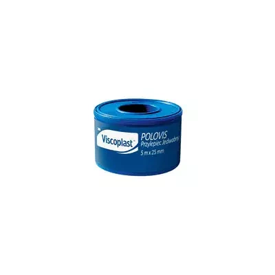 Viscoplast™ Polovis® Przylepiec Jedwabny, 5 m x 25 mm, rolka/1 szt.