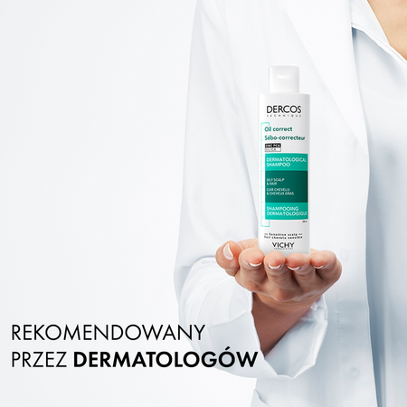 Vichy Dercos Oil Correct Szampon normalizujący, 200ml
