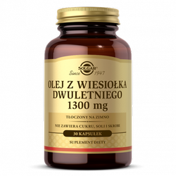 SOLGAR Olej z wiesiołka dwuletniego 1300 mg, 30 kapsułek