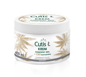 Cutis Ł Krem konopny 20% + CBD, 400ml