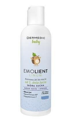 DERMEDIC LINUM EMOLIENT BABY Kremowy żel do mycia, 100 ml