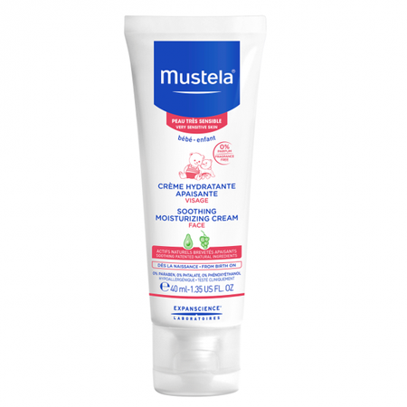 MUSTELA Łagodzący krem nawilżający, 40 ml