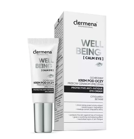 DERMENA ® PROFESSIONAL WELL BEING Calm Eye Ochronny krem pod oczy przeciw oznakom zmęczenia , 15 ml