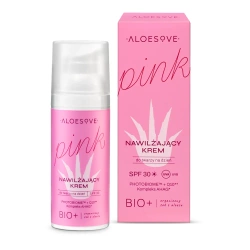 Aloesove Pink nawilżający krem do twarzy na dzień SPF 30, 50ml │ Data ważności 10/2025 │