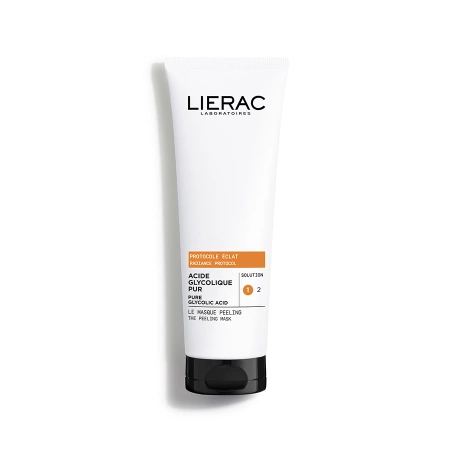 Lierac Protocole Eclat  Maska peelingująca z  czystym kwas glikolowym, 75ml