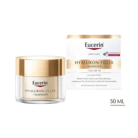 Eucerin Hyaluron-Filler + Elasticity Krem na dzień SPF 15, 50ml