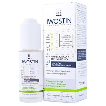 IWOSTIN PERFECTIN PURRITIN Profesjonalny Peeling na noc, 30ml