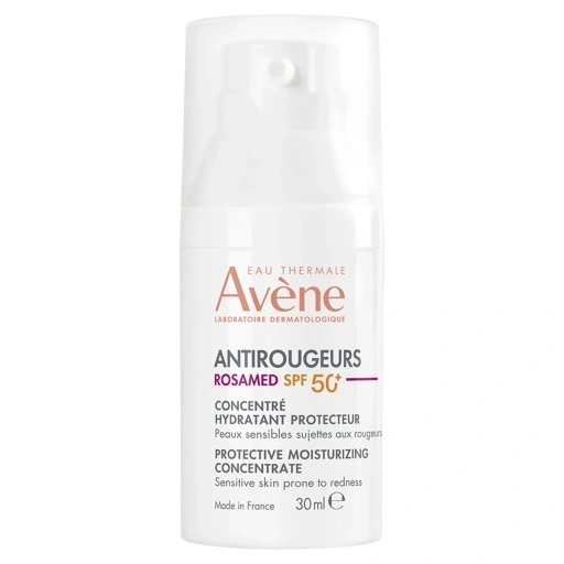 Avene Antirougeurs Rosamed SPF 50+ koncentrat nawilżająco-ochronny, 30 ml  || Dermokosmetyk