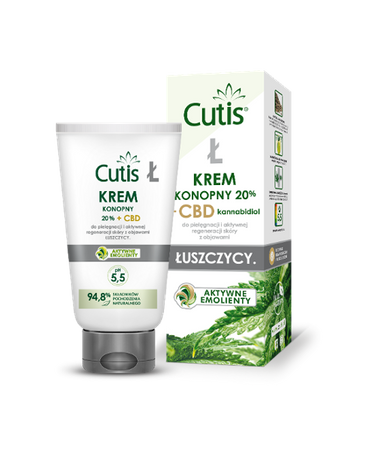 Cutis Ł Krem konopny 20% + CBD, 120ml