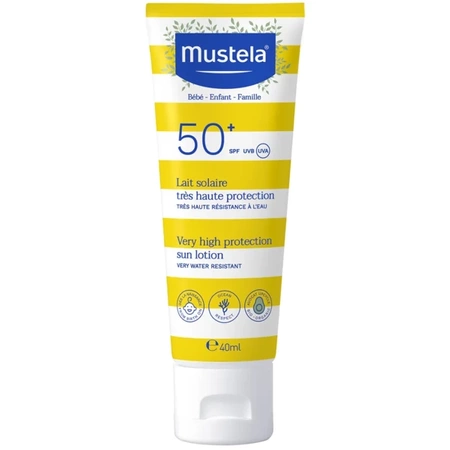 Mustela Mleczko przeciwsłoneczne SPF 50+, 40ml