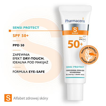 Pharmaceris S Sensi Protect Emulsja SPF 50+ , 50 ml