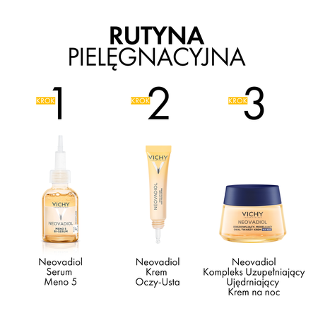VICHY NEOVADIOL PERI-MENOPAUSE Ujędrniająco-Rewitalizujący krem na noc, 50 ml