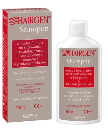 Hairgen Szampon hamujący wypadanie włosów i pobudzający wzrost nowych, 300 ml