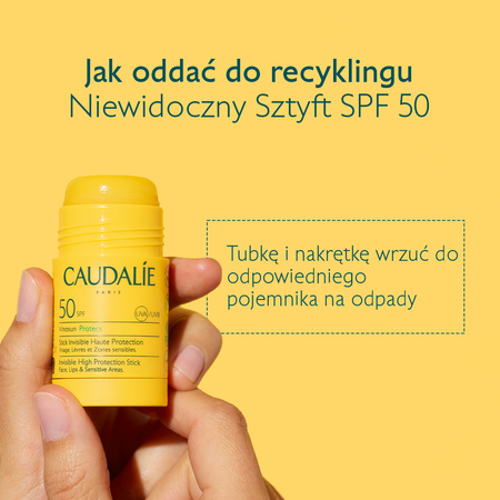 Caudalie Vinosun Protect Niewidoczny sztyft o wysokiej ochronie SPF50, 15g