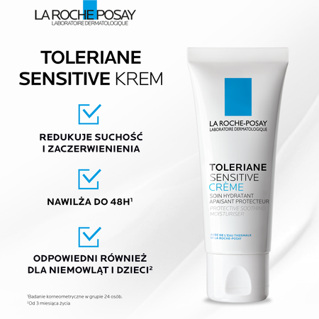 LA ROCHE-POSAY TOLERIANE SENSITIVE Krem, 40 ml