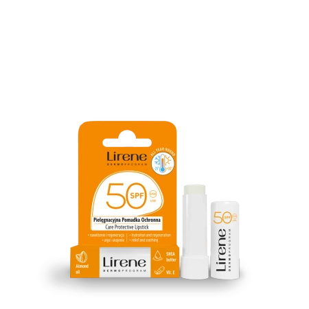 Lirene Pielęgnacyjna pomadka ochronna SPF 50, 4,6 g